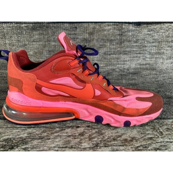 Nike Air Max 270 React Electronic Mens Size 13 Running Shoes Sneakers AO4971-600 - Picture 7 of 10